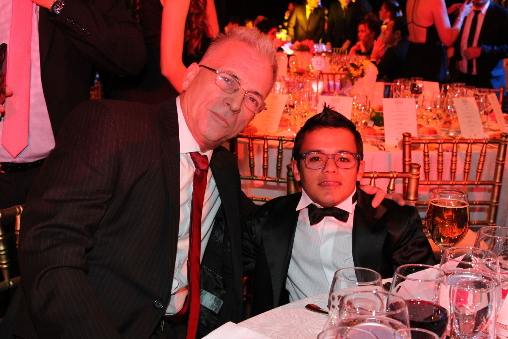 Gerardo Romano y Brian Buley, de El marginal
