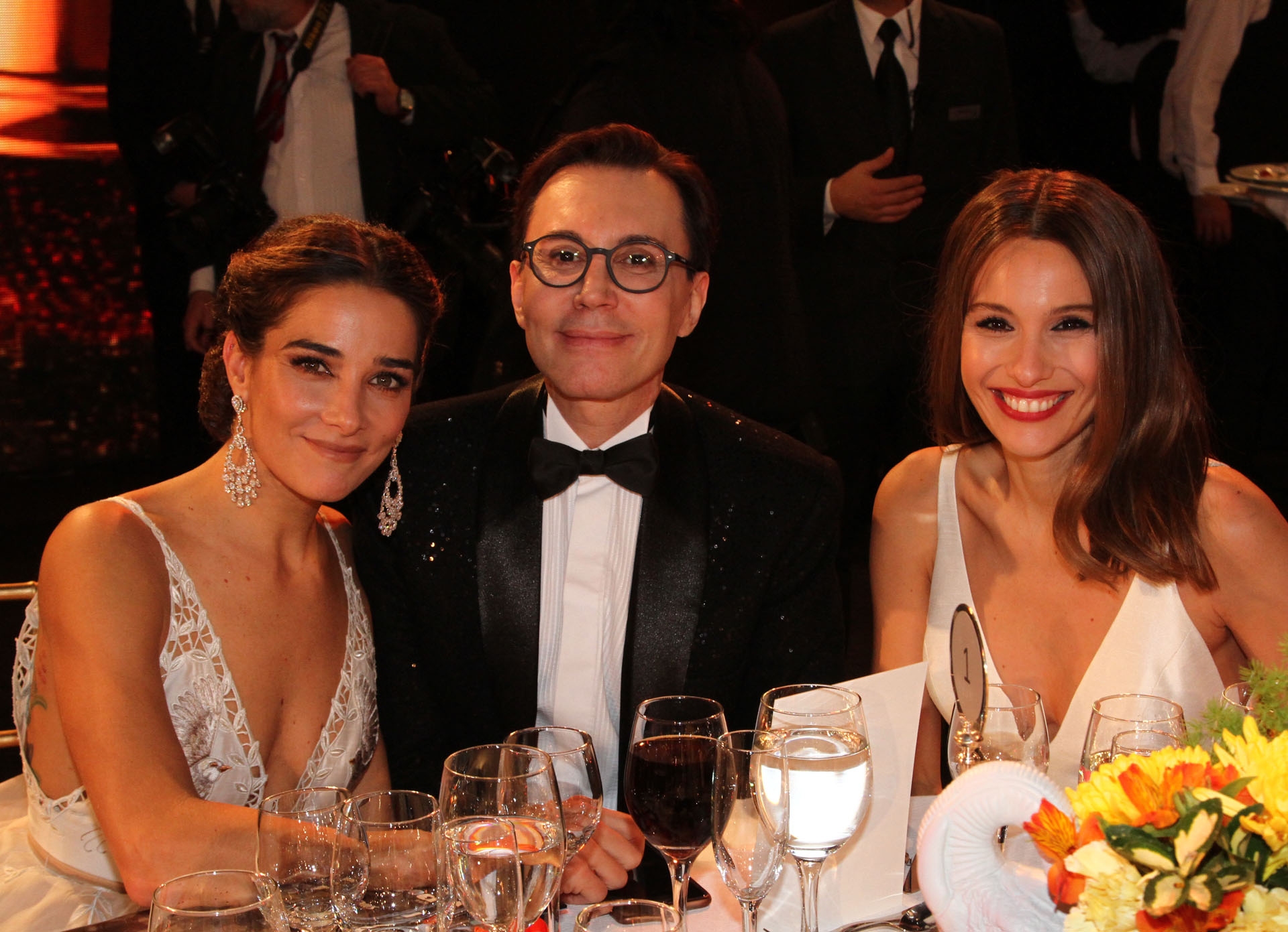 Juana Viale, Marcelo Polino y Pampita