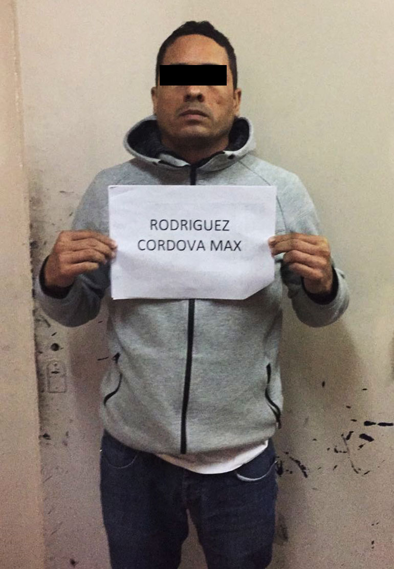 Max Rodríguez Córdova, con DNI argentino y domicilio en Mendoza.