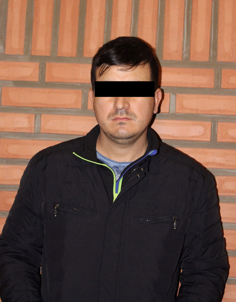 Gilberto Acevedo Villanueva, domiciliado y arrestado en Bahía Blanca.