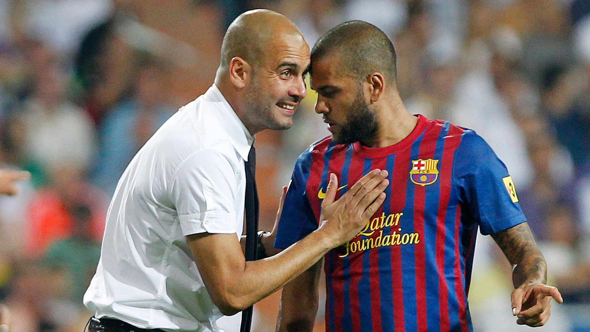 El brasileño ganó muchos títulos de la mano de “Pep” en el Barcelona (AP)