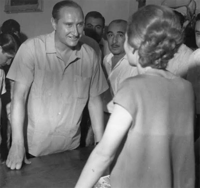 Augusto Vandor e Isabel Perón