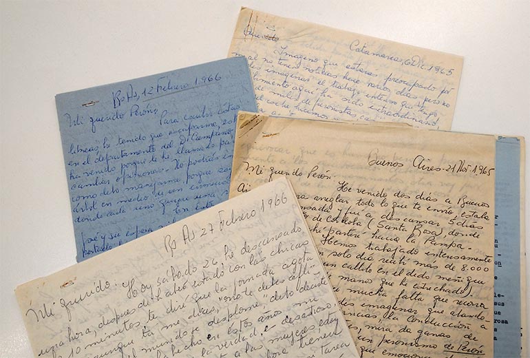 Las cartas manuscritas de Isabel Perón