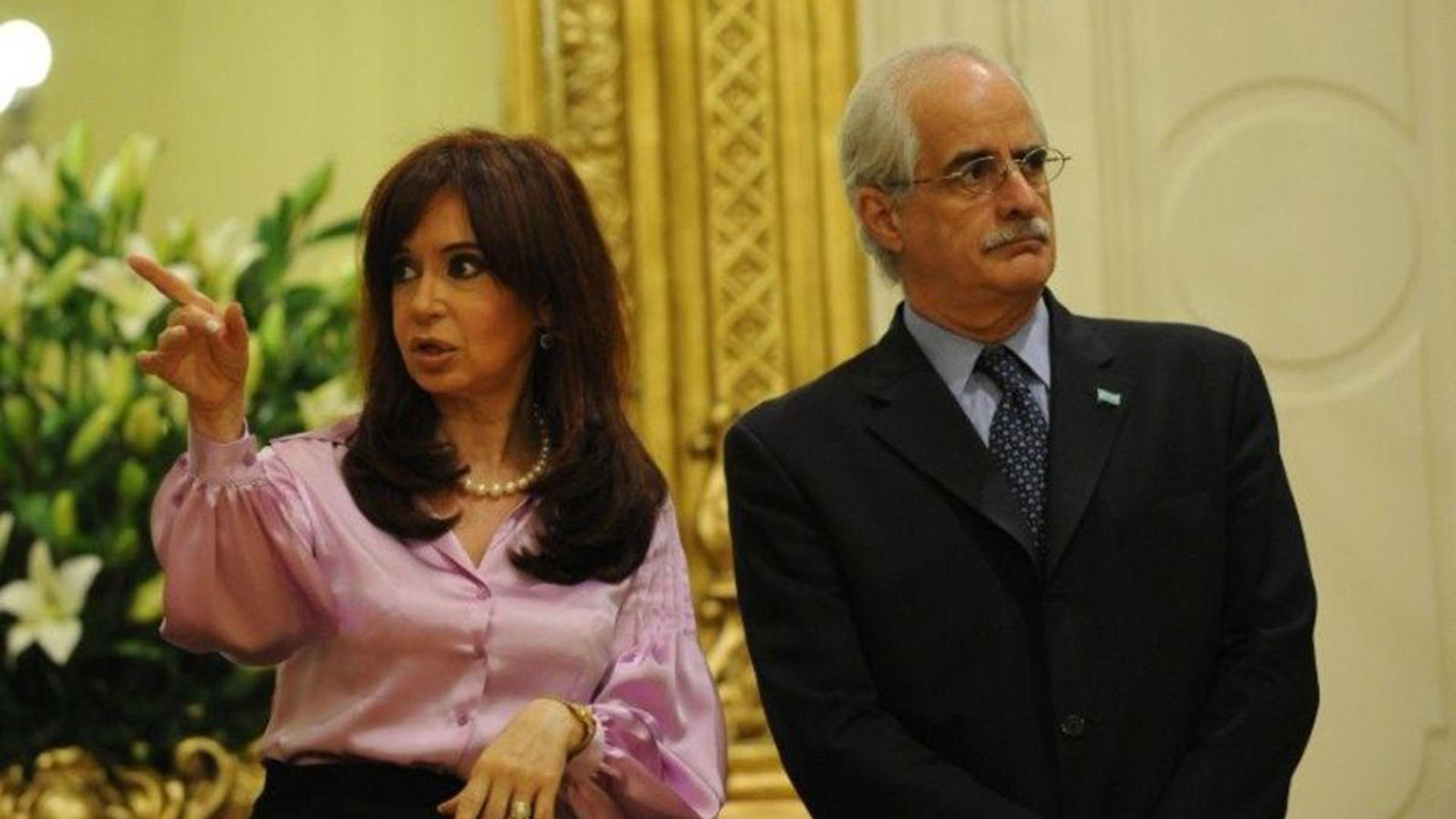 Cristina Kirchner y Jorge Taiana, juntos en una imagen de archivo que se repetirá