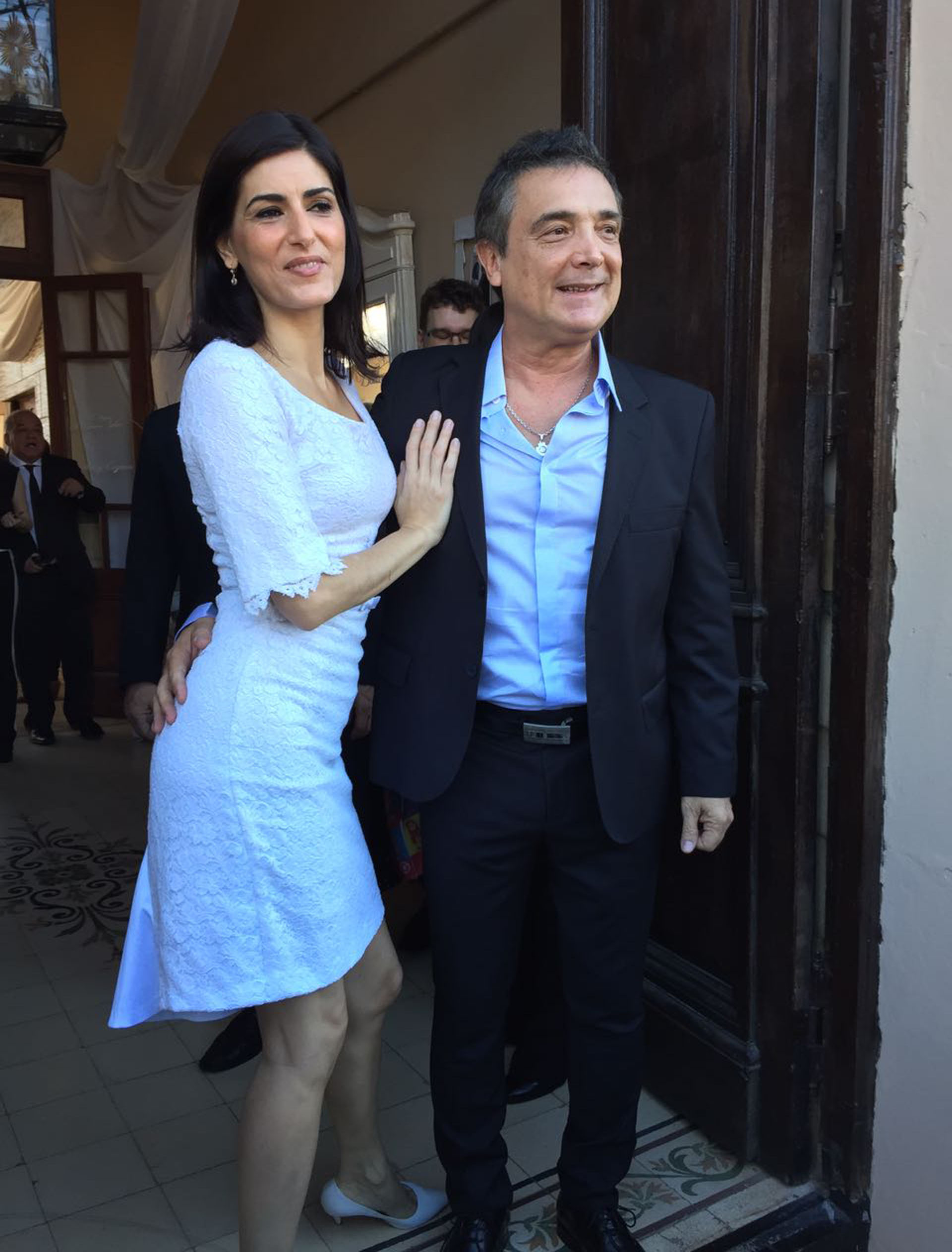 Previamente, se realizó la ceremonia civil