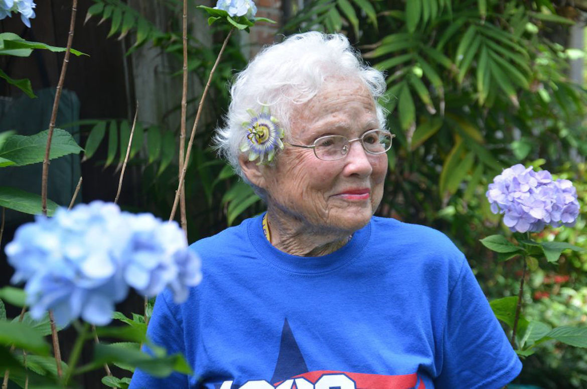 A sus 101 años, Julia Hawkins está decidida a participar en los Juegos Nacionales Senior que se celebran en Birmingham, Alabama (Sarah Netter/The Washington Post)
