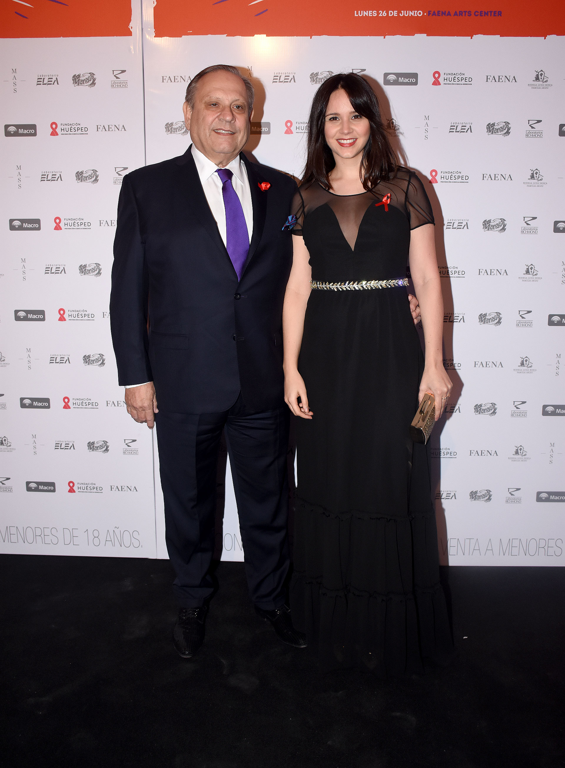 Néstor Abatidaga, director general corporativo del Grupo Sancor Seguros, y la conductora de televisión y directora creativa, Natalí Márquez
