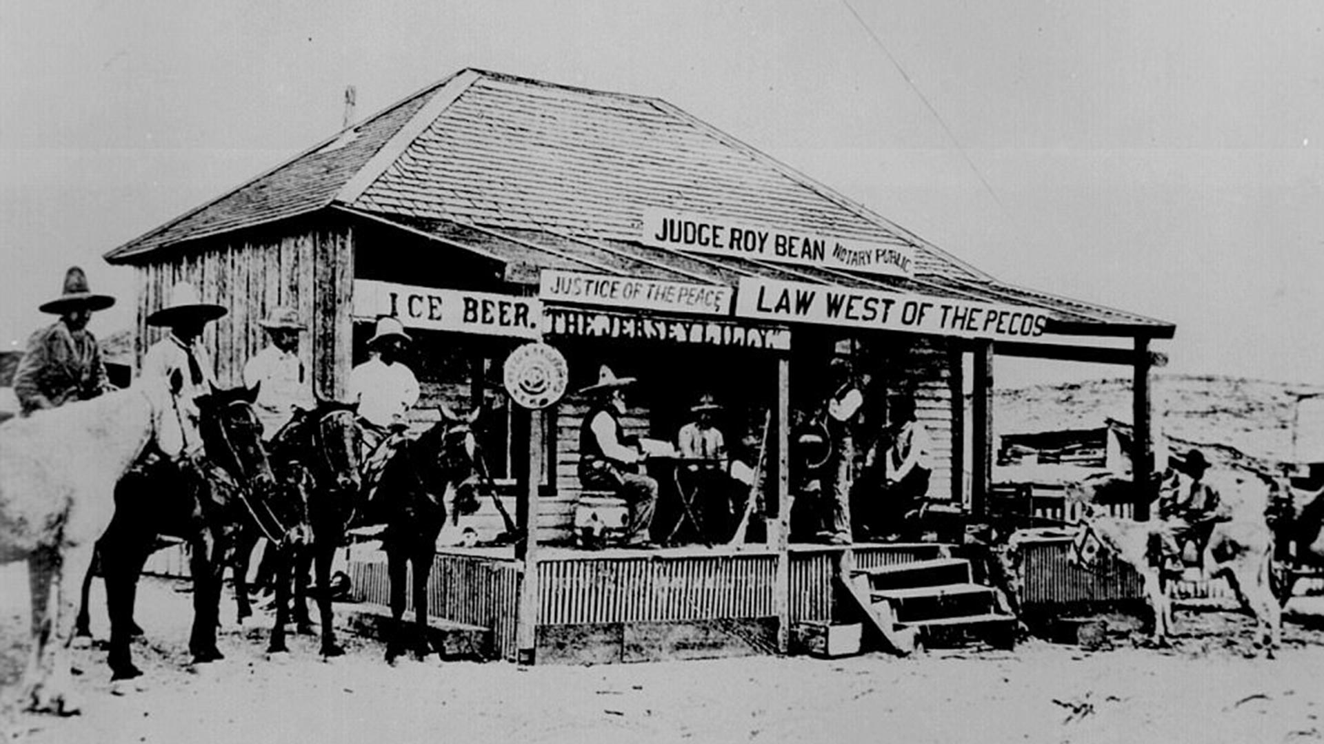 Langtry, en la frontera Texas-México, fines del siglo XIX