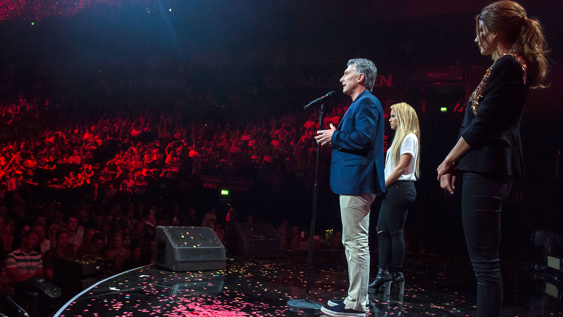 Macri y Awada junto a Shakira