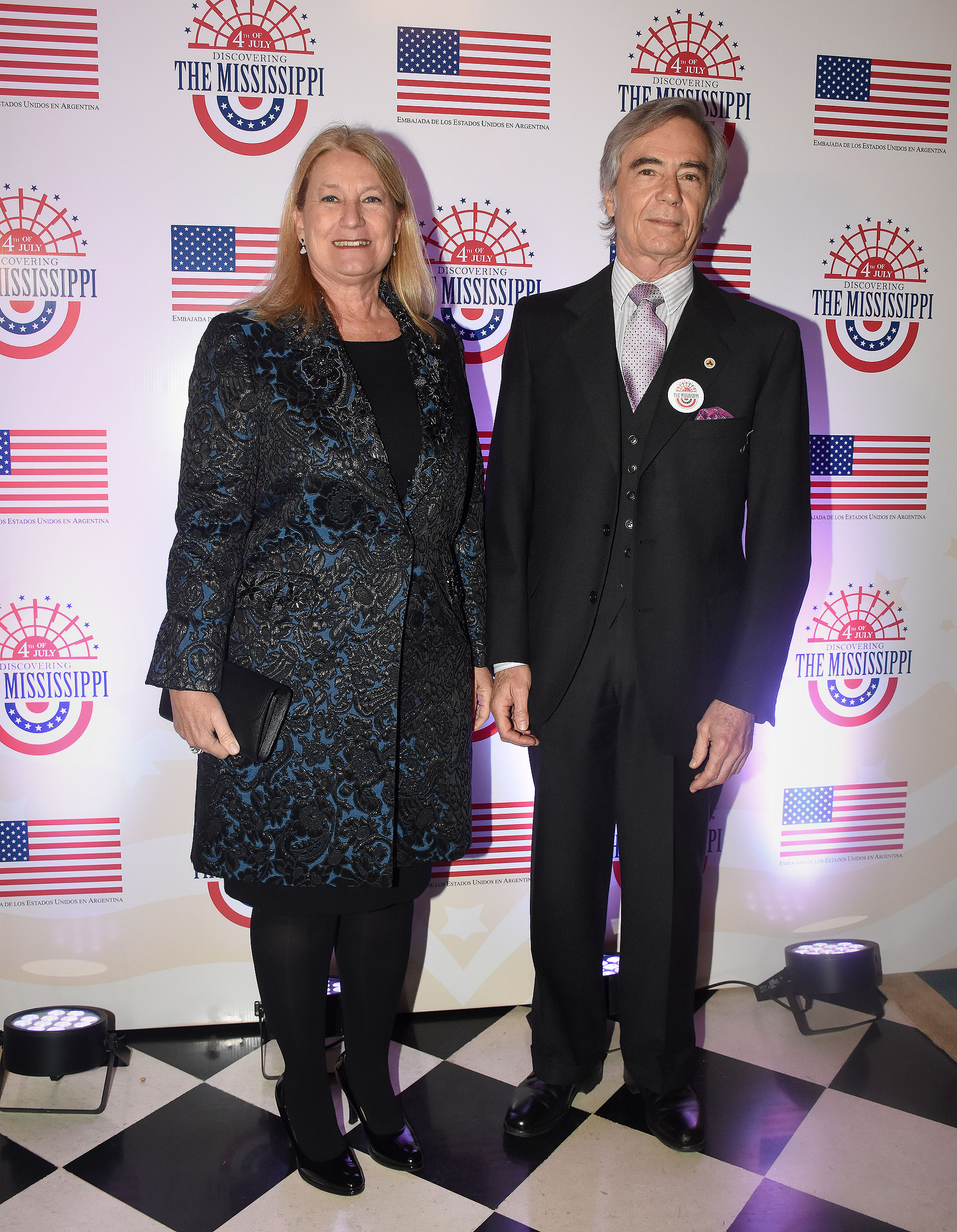 Charlie Blaquier y María Taquini de Blaquier