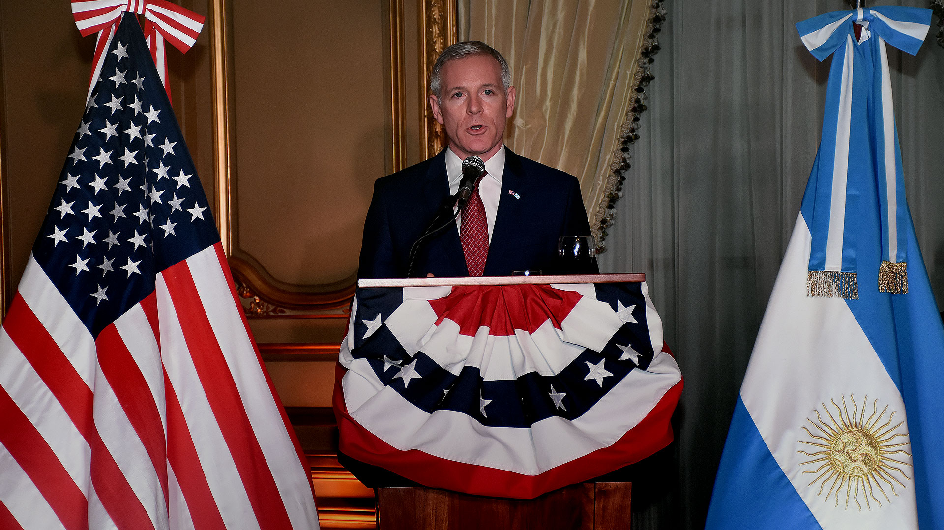El cónsul general de los Estados Unidos en la Argentina, Brendan O’Brien