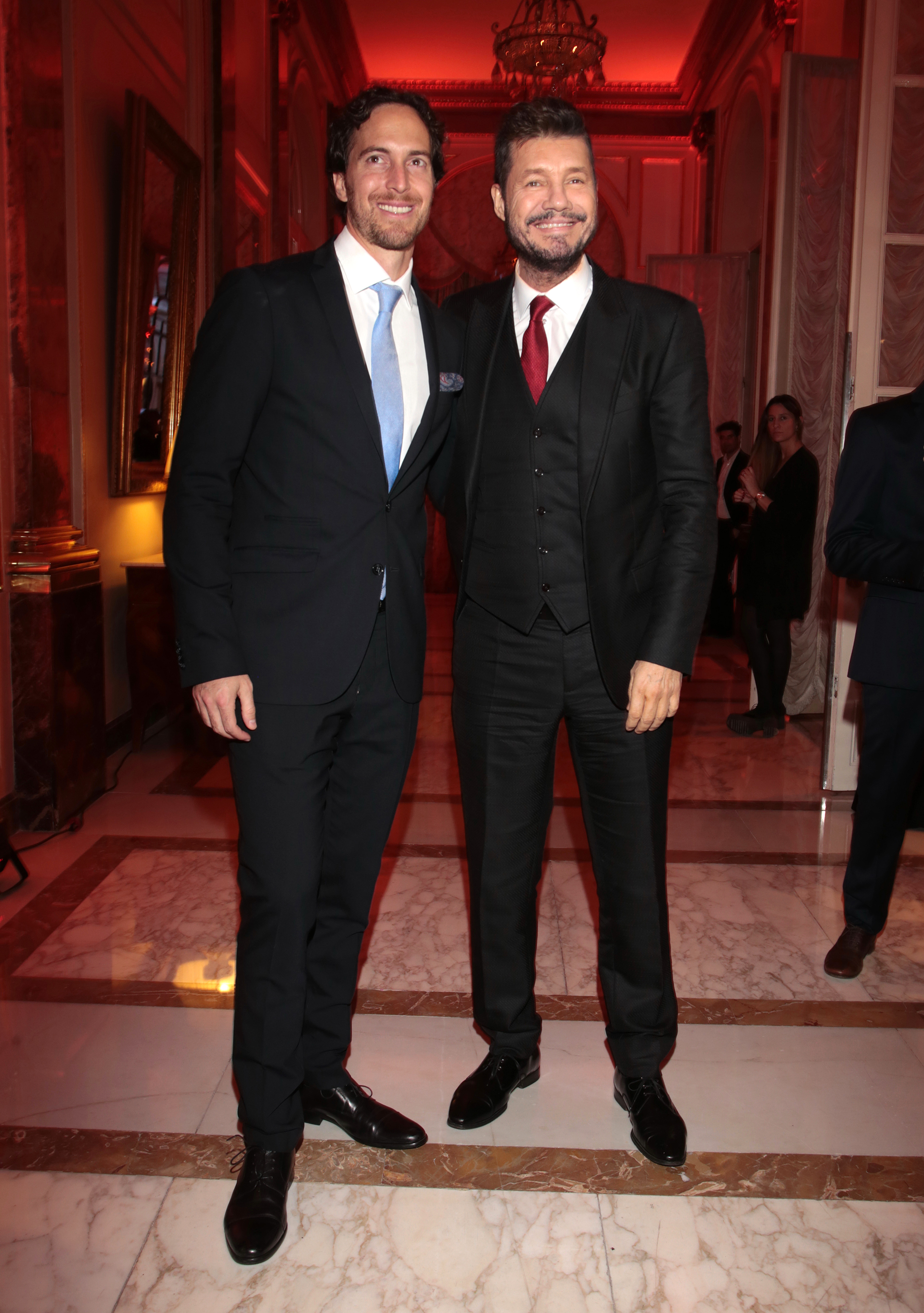 Roger Zaldivar y Marcelo Tinelli