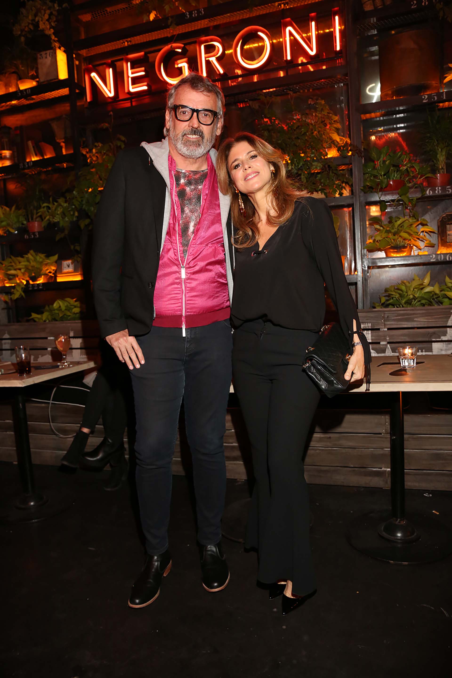 Benito Fernández y Flavia Palmiero