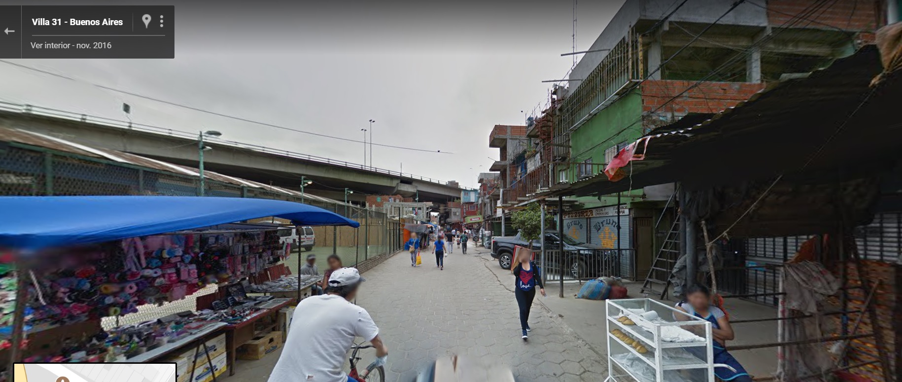 Imagen de la Villa 31 en Street View