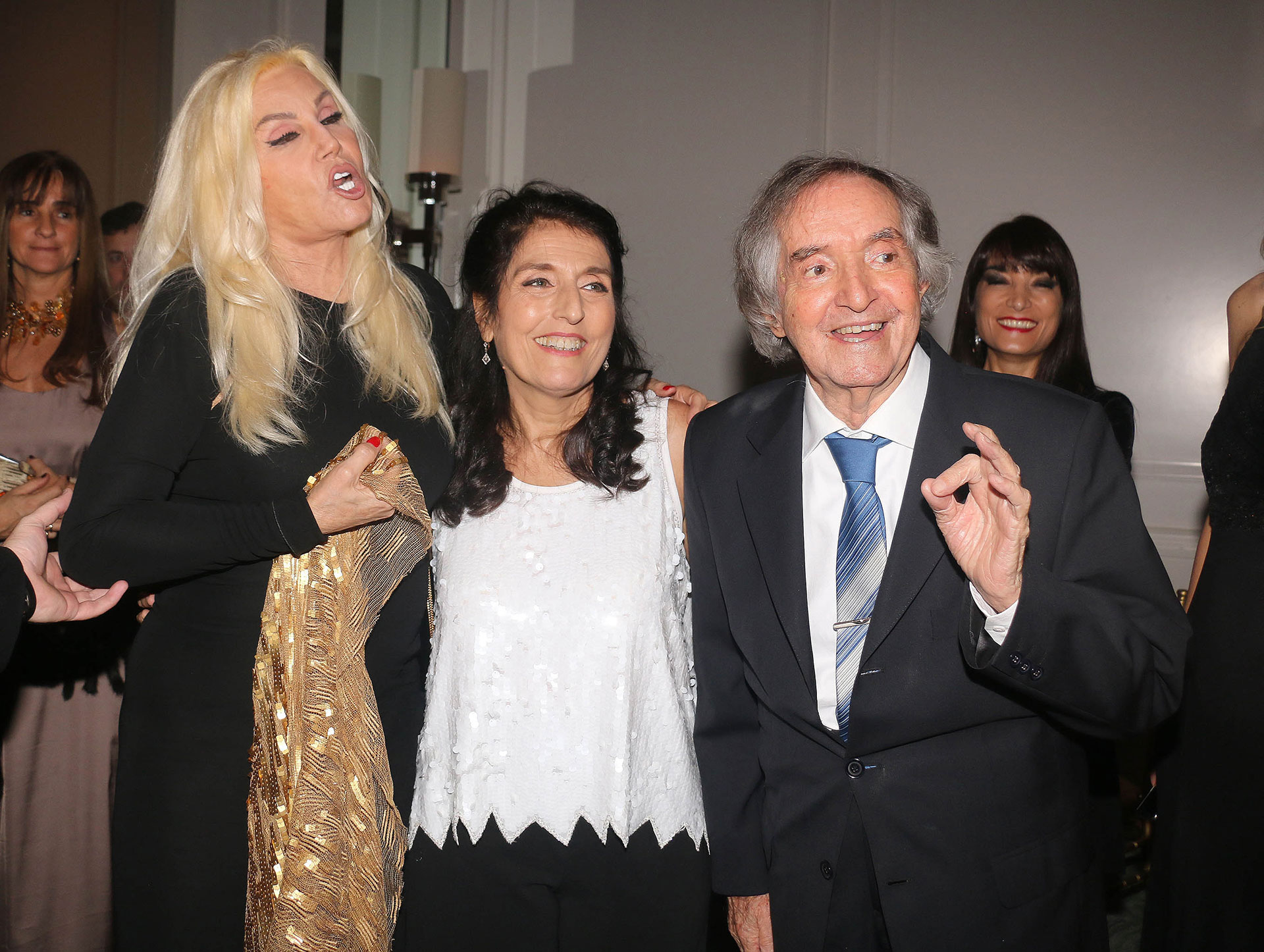 Susana Giménez, Liliana Favaloro y Carlitos Balá