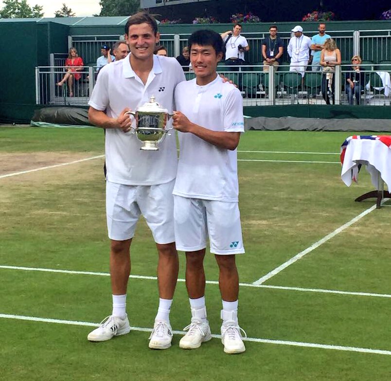 Axel Geller tuvo revancha: ganó el dobles junior en Wimbledon Junto al taiwanés Yu Hsiou Hsu ganó el certamen tras caer esta mañana en la final del singles