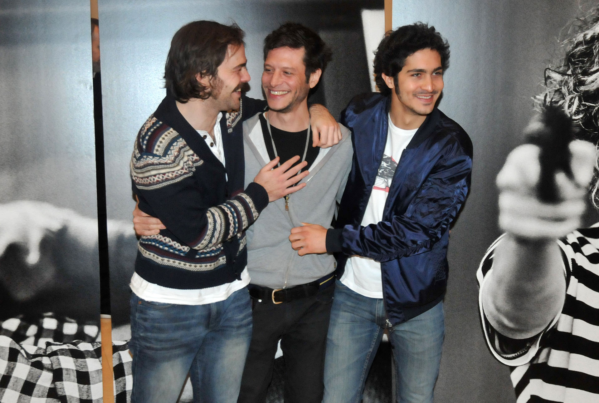 Luis, con Peter Lanzani y el “Chino” Darín, dos piezas fundamentales del filme