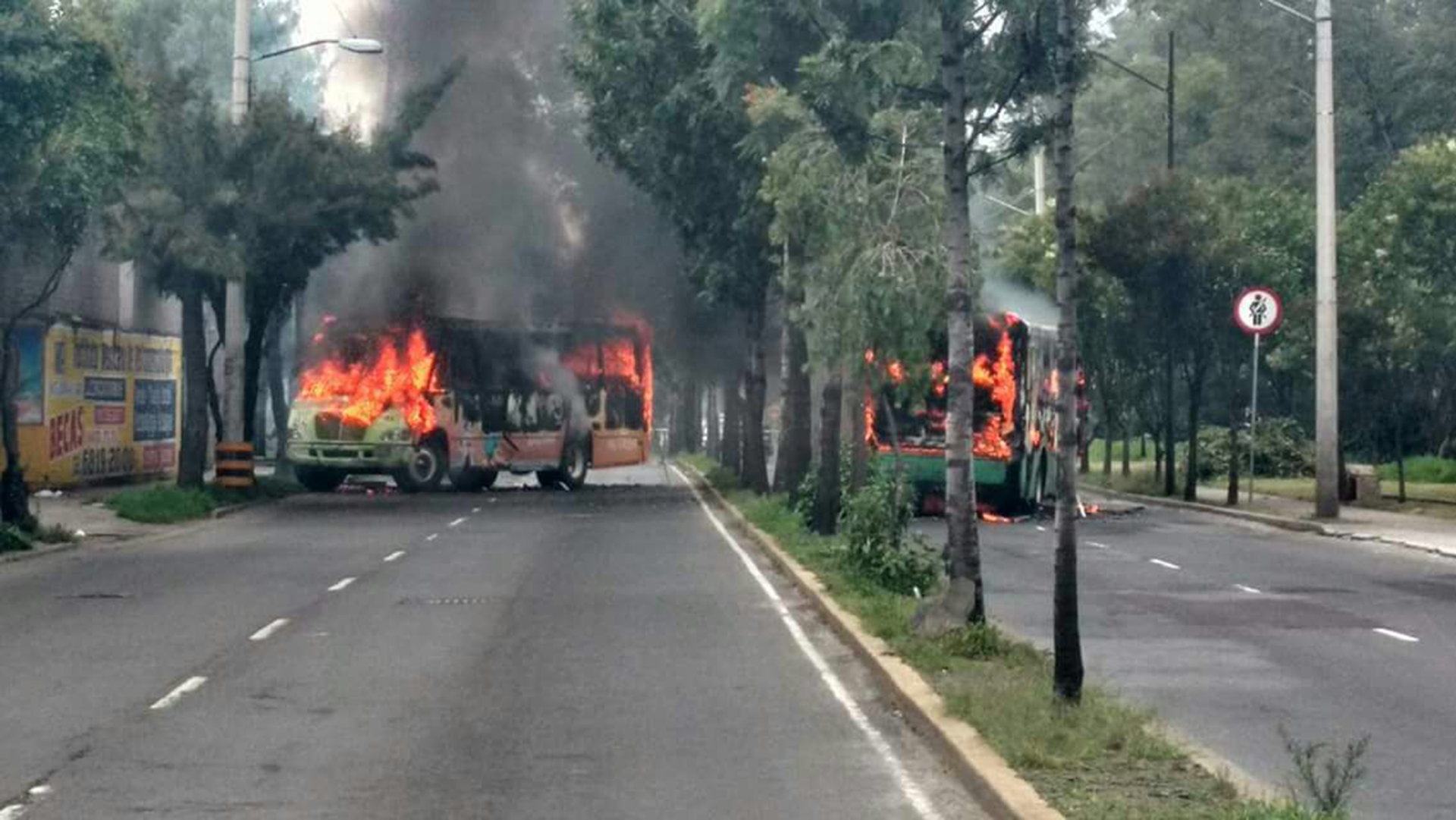 Los llamados narcobloqueos ya llegaron incluso a la capital mexicana