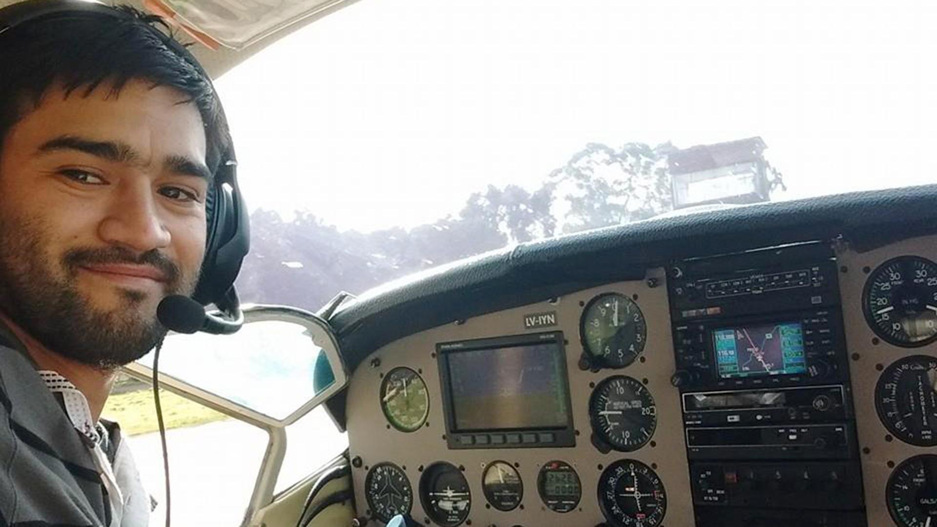 El sueño de Ronzano es poder llegar a volar un avión de una aerolínea comercial