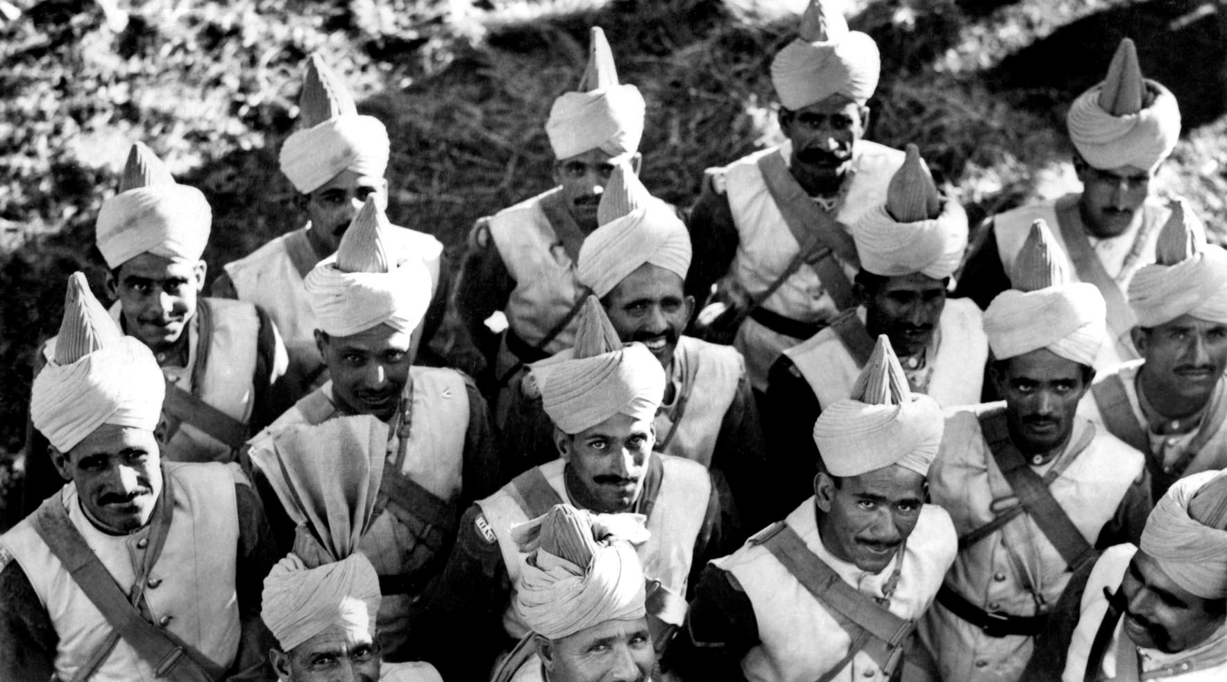 Tropas indias durante la Segunda Guerra Mundial (Getty Images)