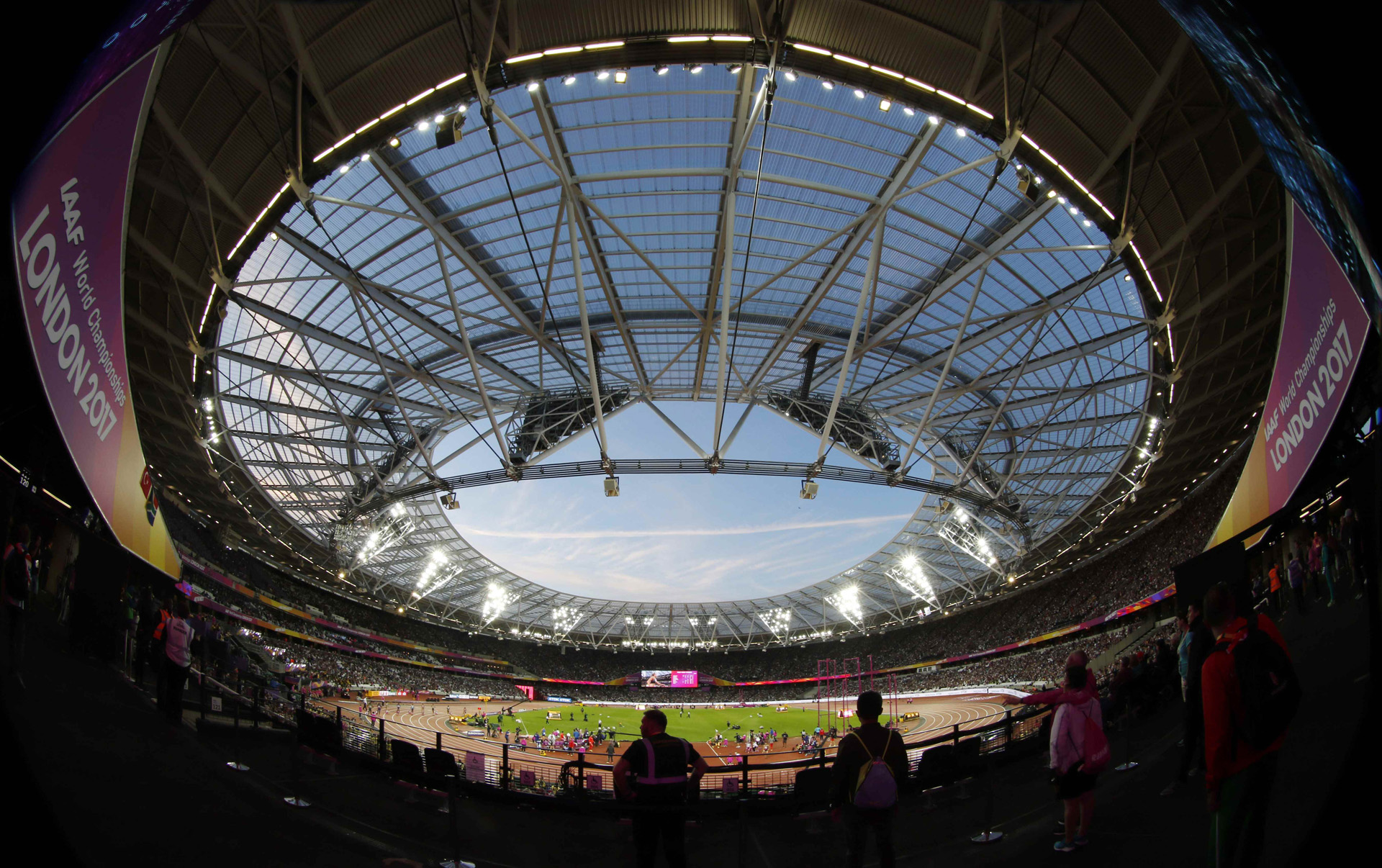 El estadio de Londres listo para la competencia