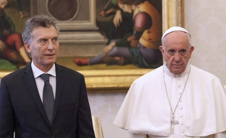 Febrero de 2016. Mauricio Macri y el Papa Francisco, durante su encuentro en el Vaticano.