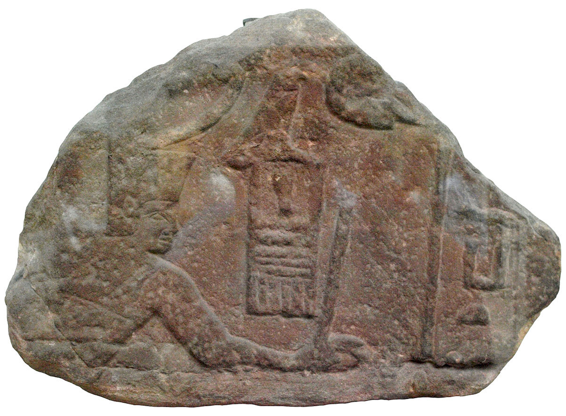 Fragmento donde se menciona al Faraón, que se encuentra en el Museo Británico