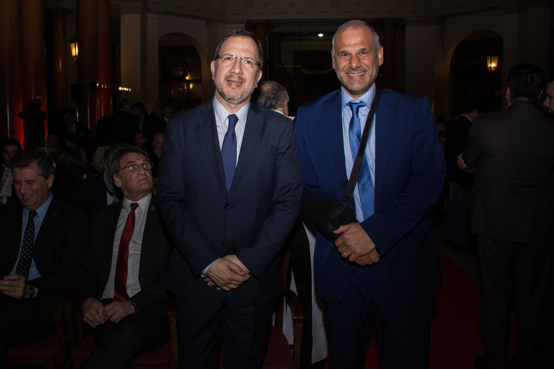 Fabián Perechodnik y Luis Galli, CEO de Newsan