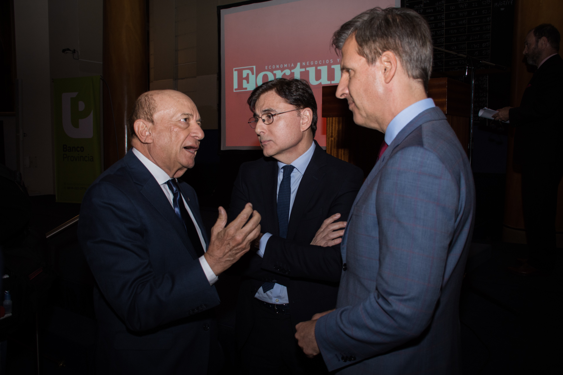 Alfredo Coto, Jorge Fontevecchia y Martín Redrado