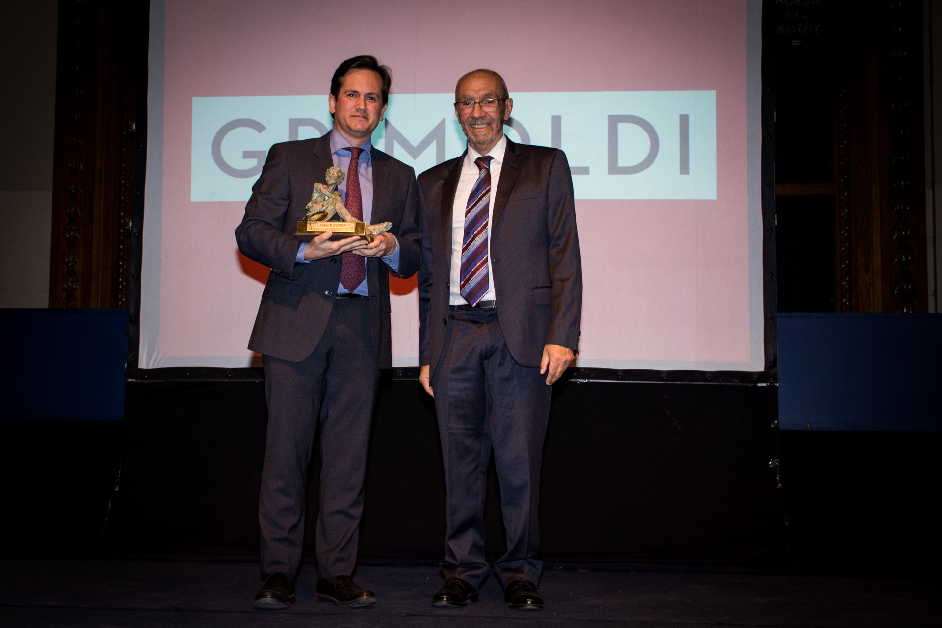 Grimoldi fue elegida en la categoría Mejor Empresa Textil e Indumentaria. El premio fue recibido por el director de marcas, Hernán Grimoldi