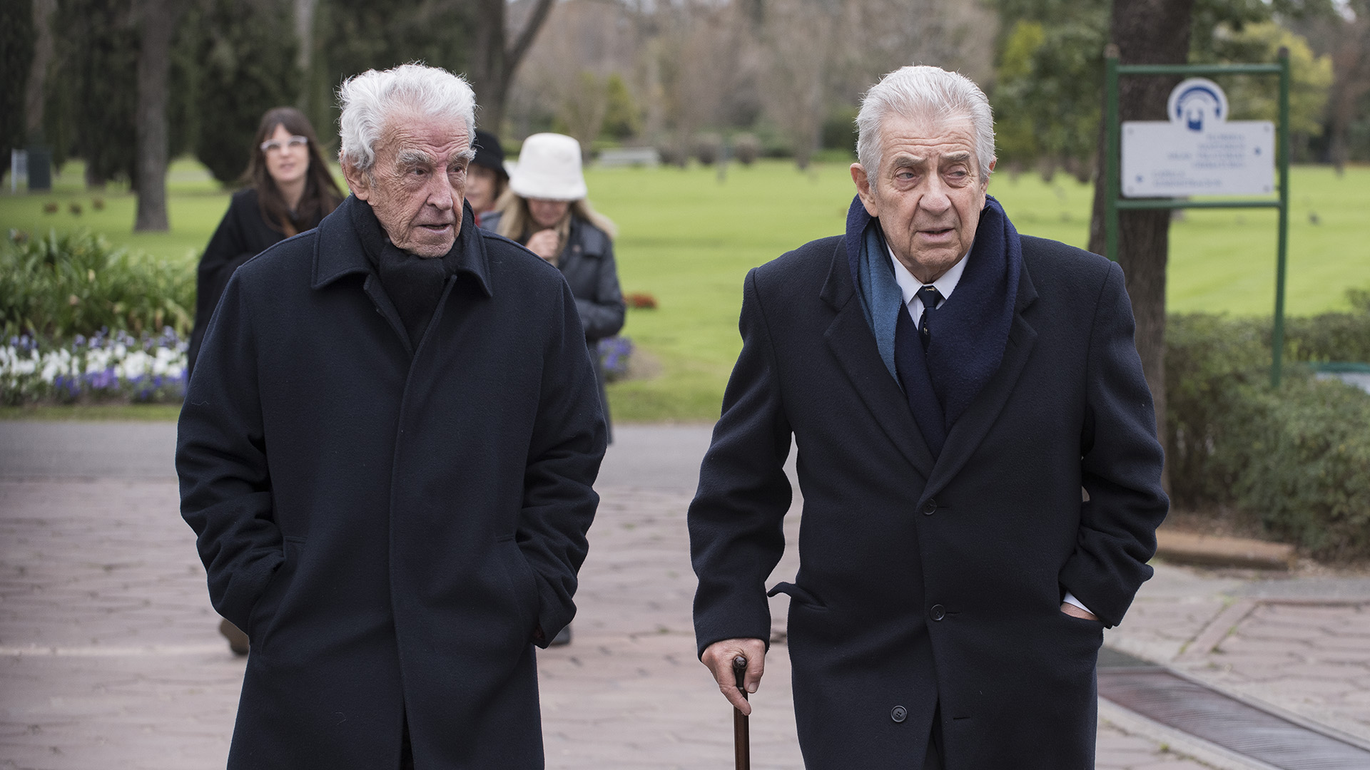 (izq.) Patricio Peralta Ramos y Camilo Aldao (der.)