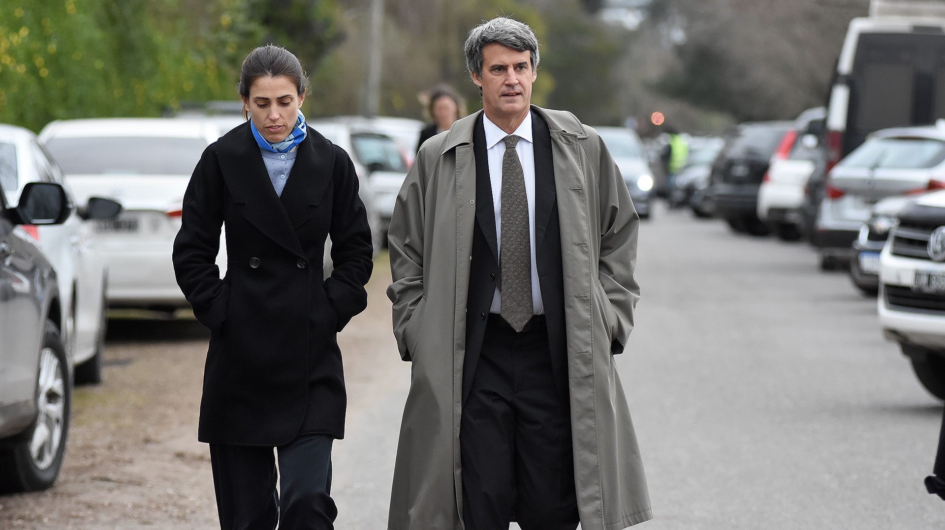 Alfonso Prat-Gay y su pareja Delfina Rodríguez Beccar (Nicolás Stulberg)