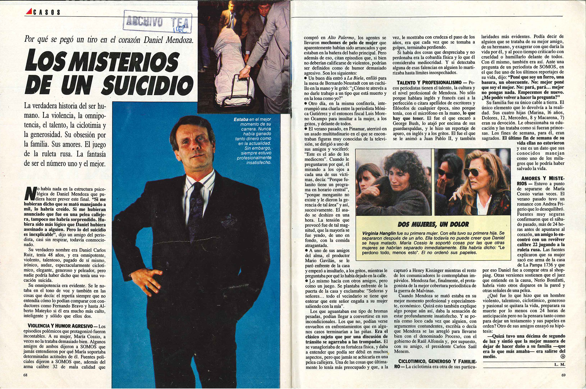 Revista Somos, 1992 (Gentileza Archivo Tea y Deportea)