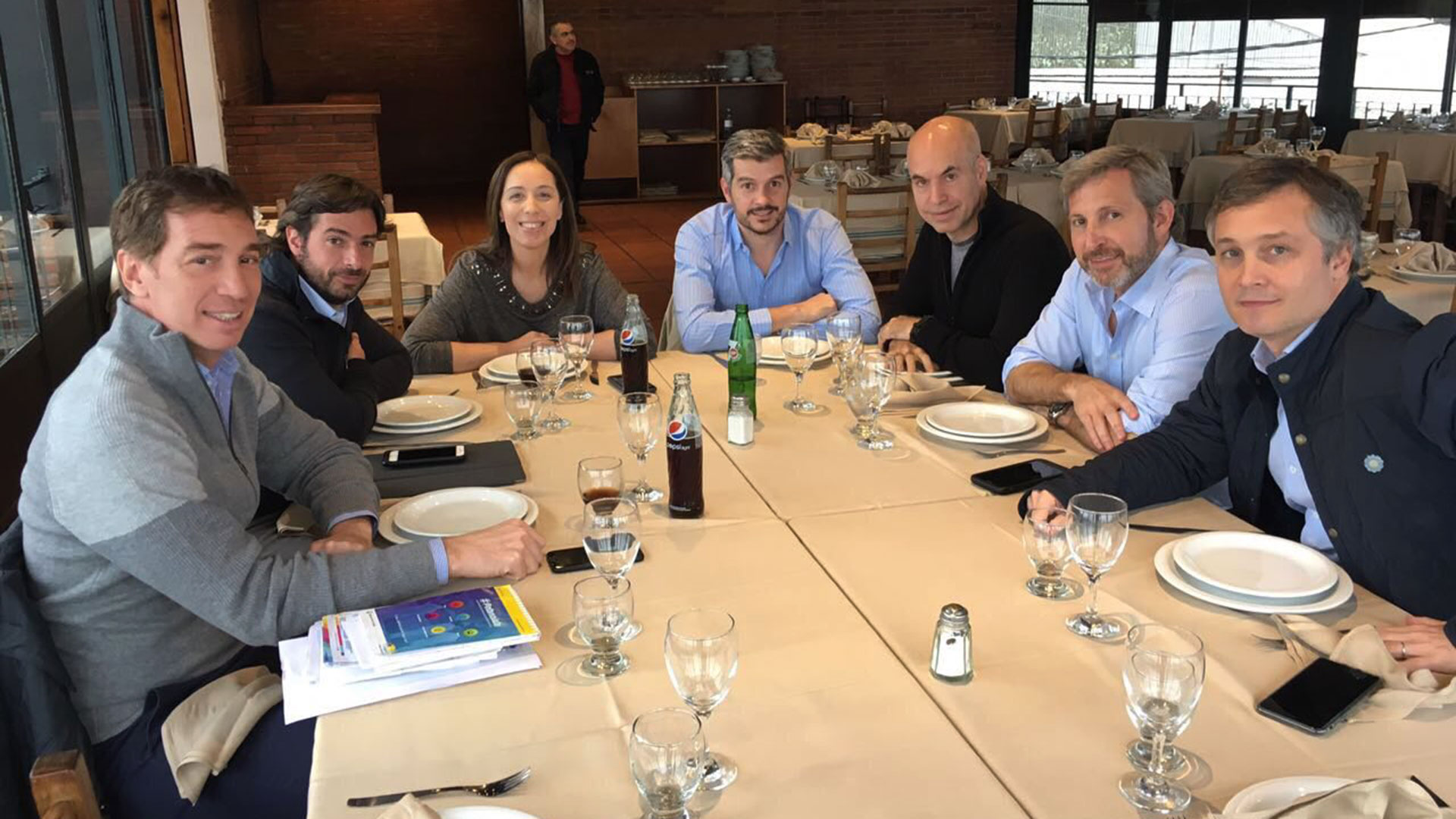 En medio de la veda, la mesa chica de Cambiemos almorzó en una parrilla para la última evaluación electoral