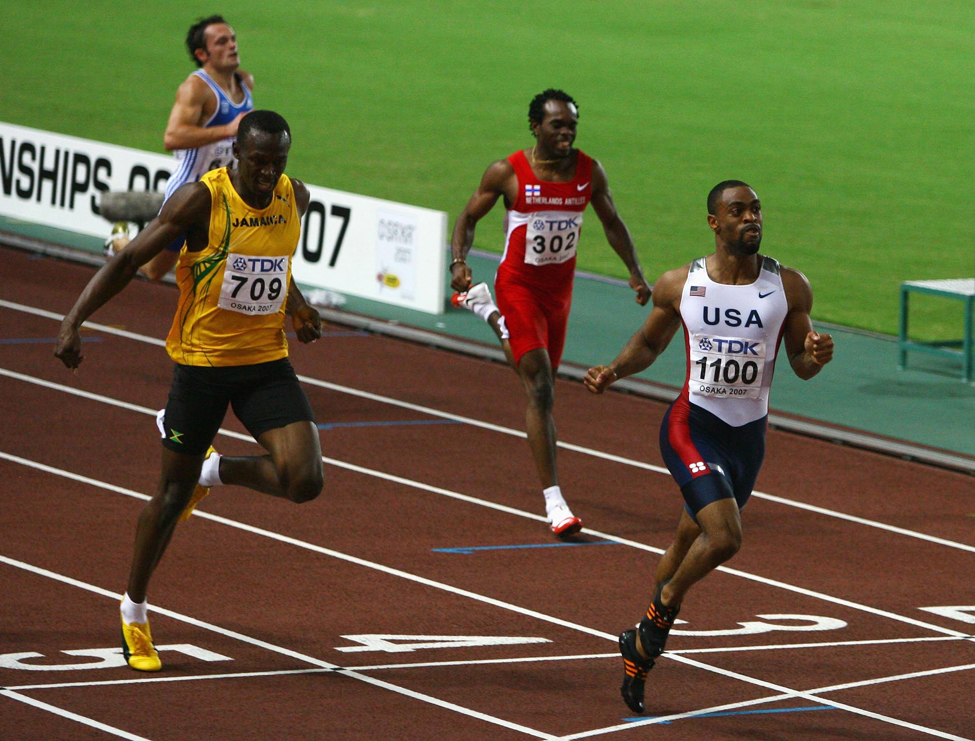 Tras superar varias lesiones, Usain Bolt volvió a la acción en el Mundial de Atletismo de Osaka 2007 (Getty Images)