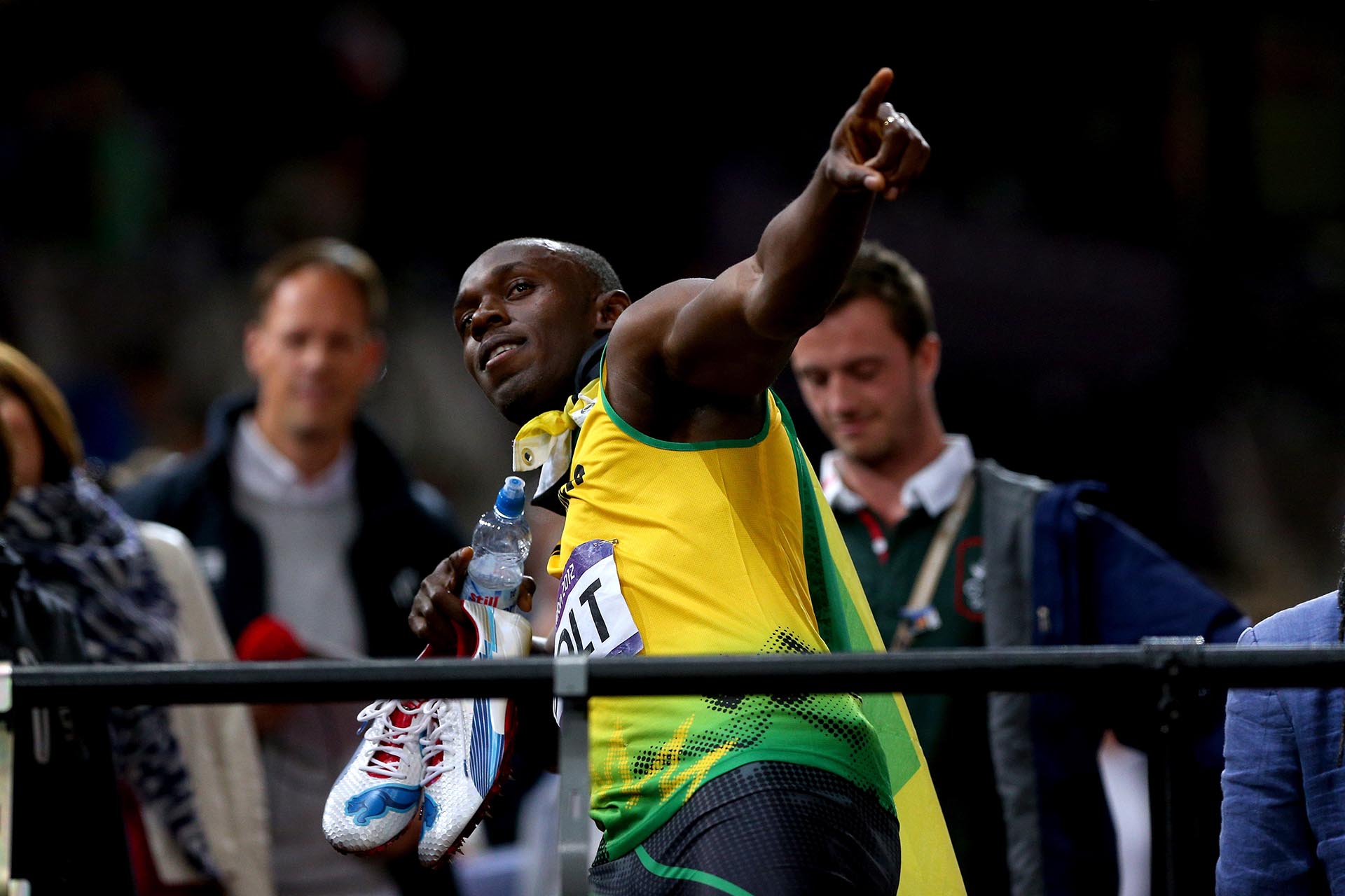 En Londres, Usain Bolt ganó una nueva medalla de oro olímpica en los 100 metros (Getty Images)