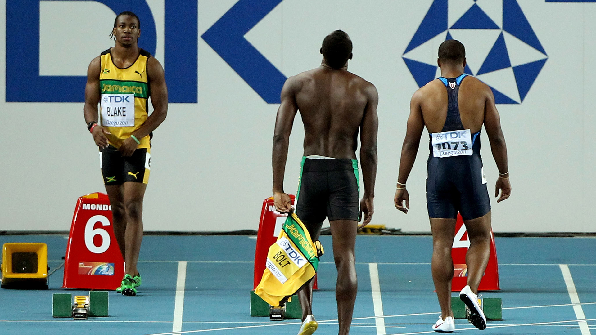 El 28 de agosto de 2011 fue uno de los momento más dolorosos en la carrera de Usain Bolt: en el Mundial de Daegu quedó descalificado de la final de los 100 metros (Getty Images)