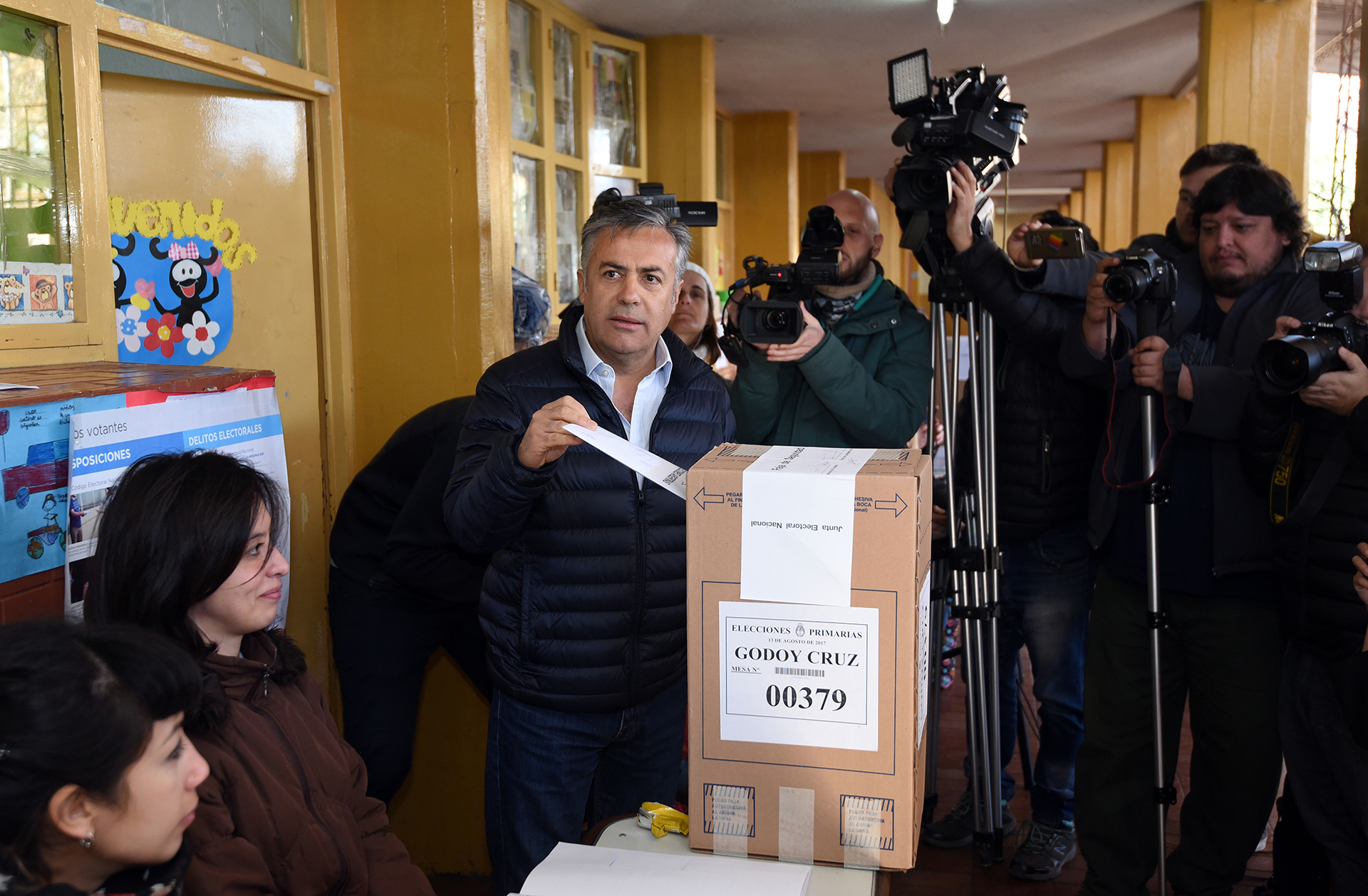 El gobernador de Mendoza Alfredo Cornejo