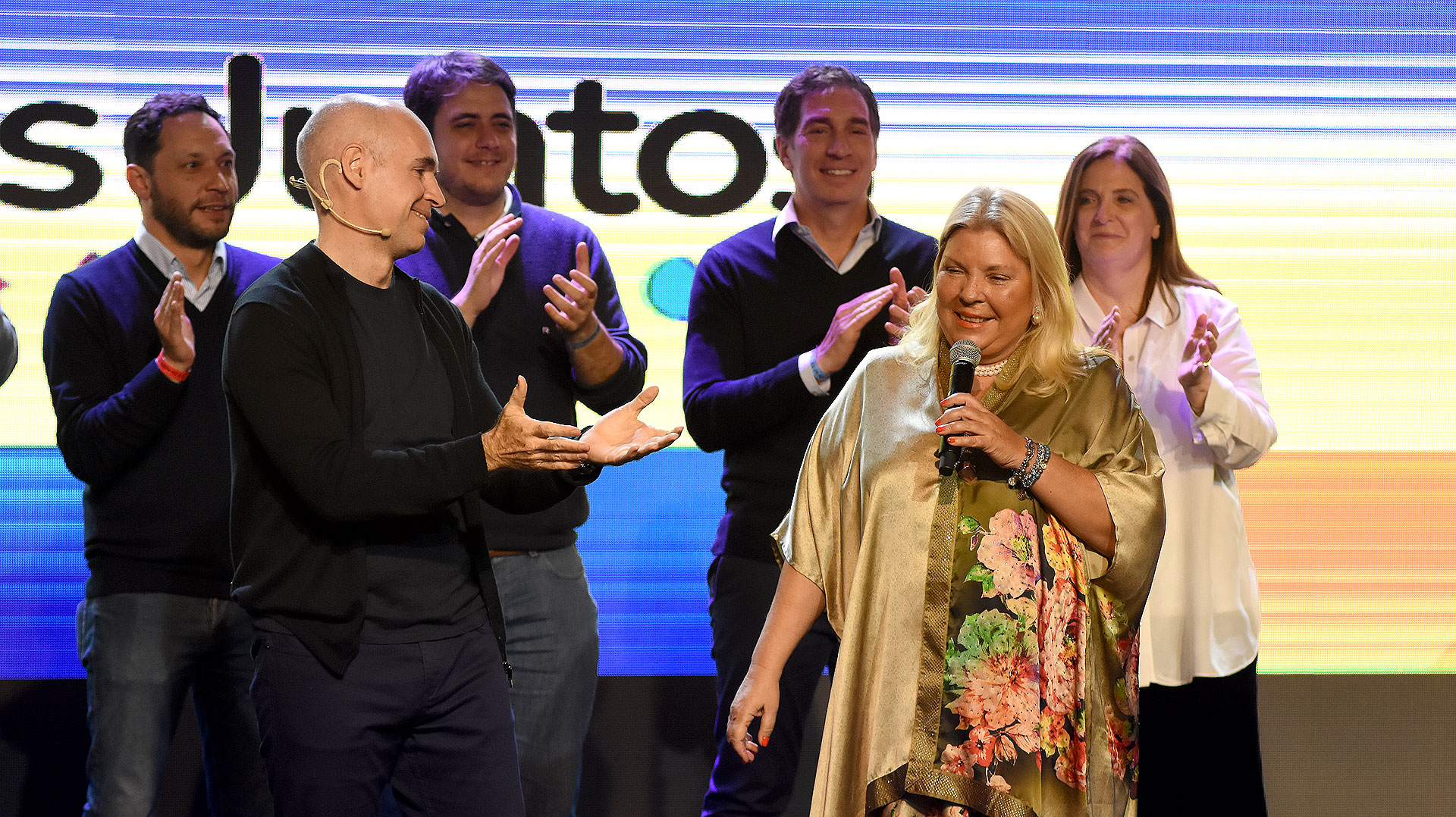 Elisa ‘Lilita’ Carrió fue una de las grandes ganadoras del día, ya que con el 48% de los votos hizo que Cambiemos arrase en la Ciudad