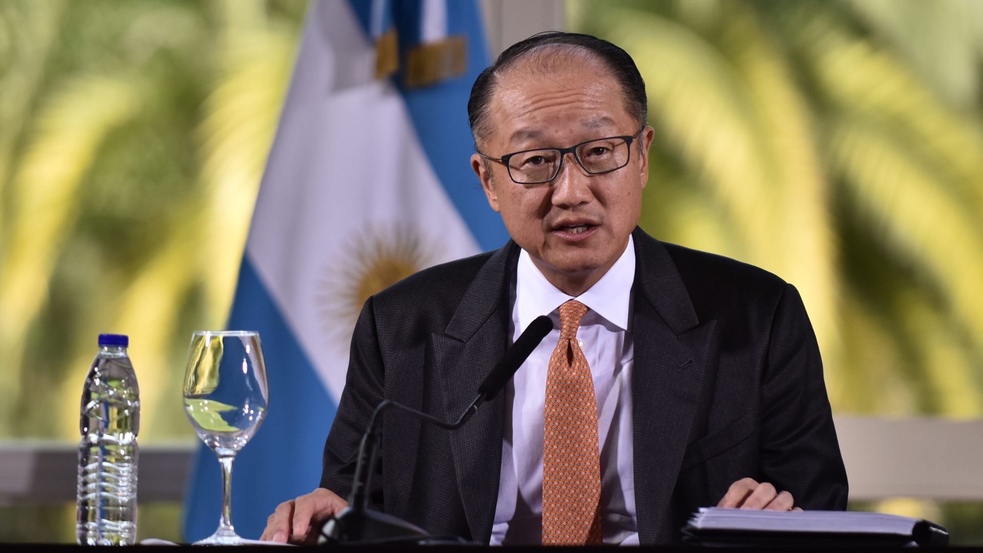 Jim Yong Kim estuvo ayer con el presidente Mauricio Macri (Adrián Escandar)