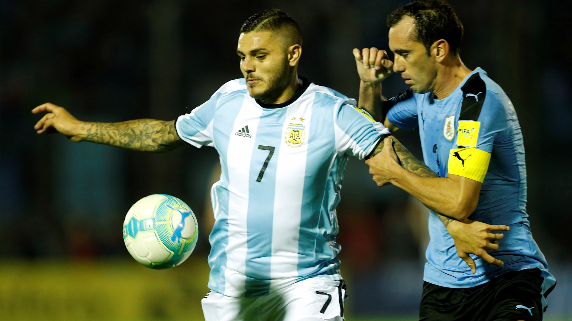 Mauro Icardi debutó como titular en Argentina