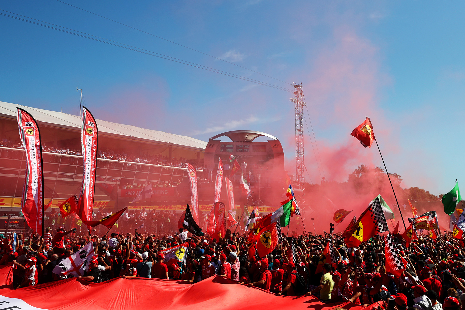 Además del GP, se llevó a cabo la celebración por los 70 años de Ferrari