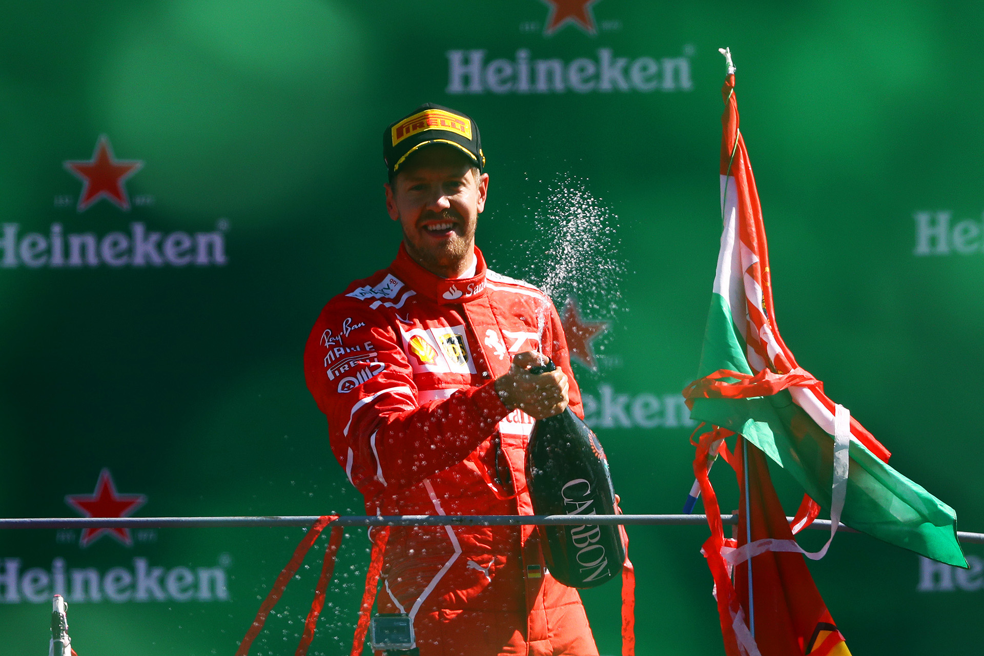 Sebastian Vettel, impactado con el público de Ferrari