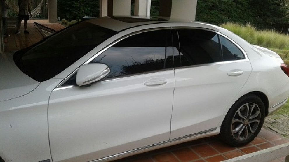 Uno de los autos de Morabito