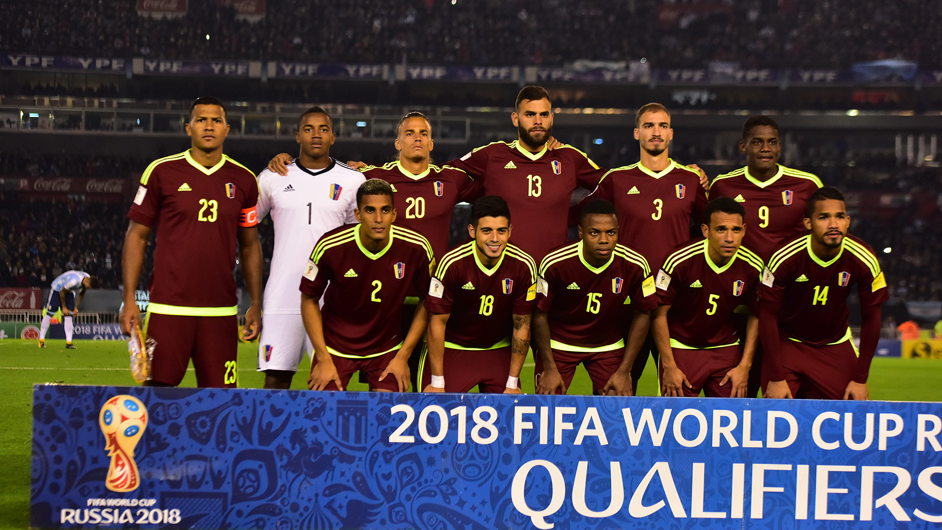 El equipo de Venezuela se hizo fuerte en el Monumental y logró un punto histórico