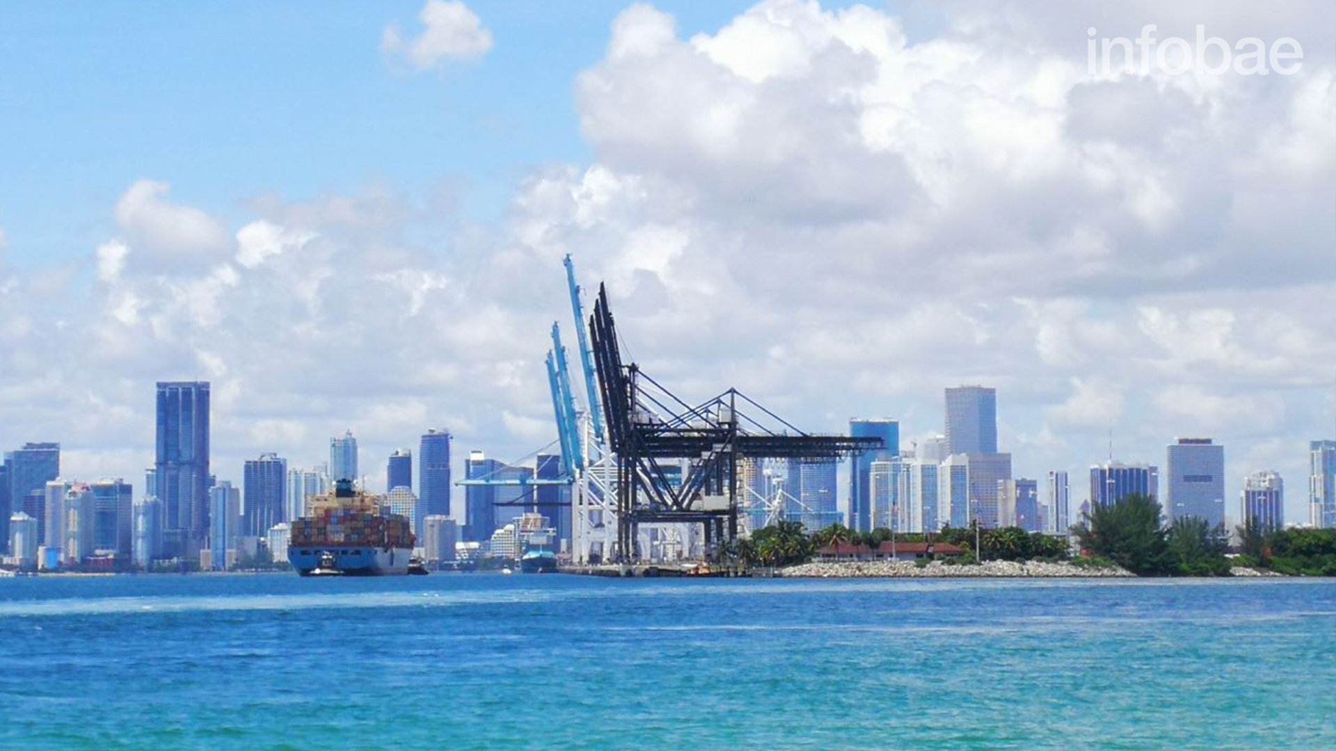 South Point. En ese lugar las olas más grandes impactarán de lleno. Se desconoce cómo quedará tras el paso de Irma (Infobae)