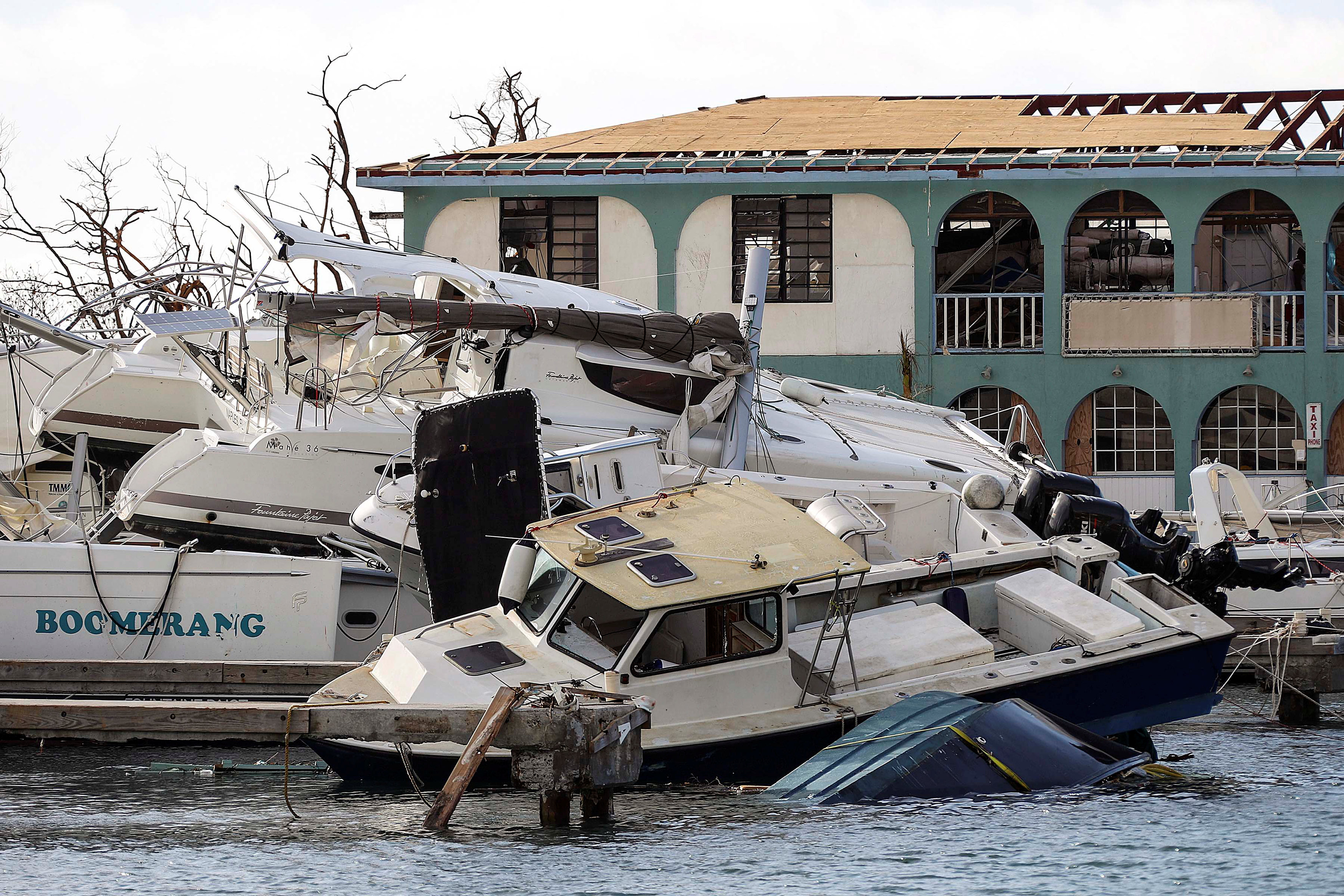 Daños provocados por Irma en Tortola, en las Islas Vírgenes Británicas (Reuters)