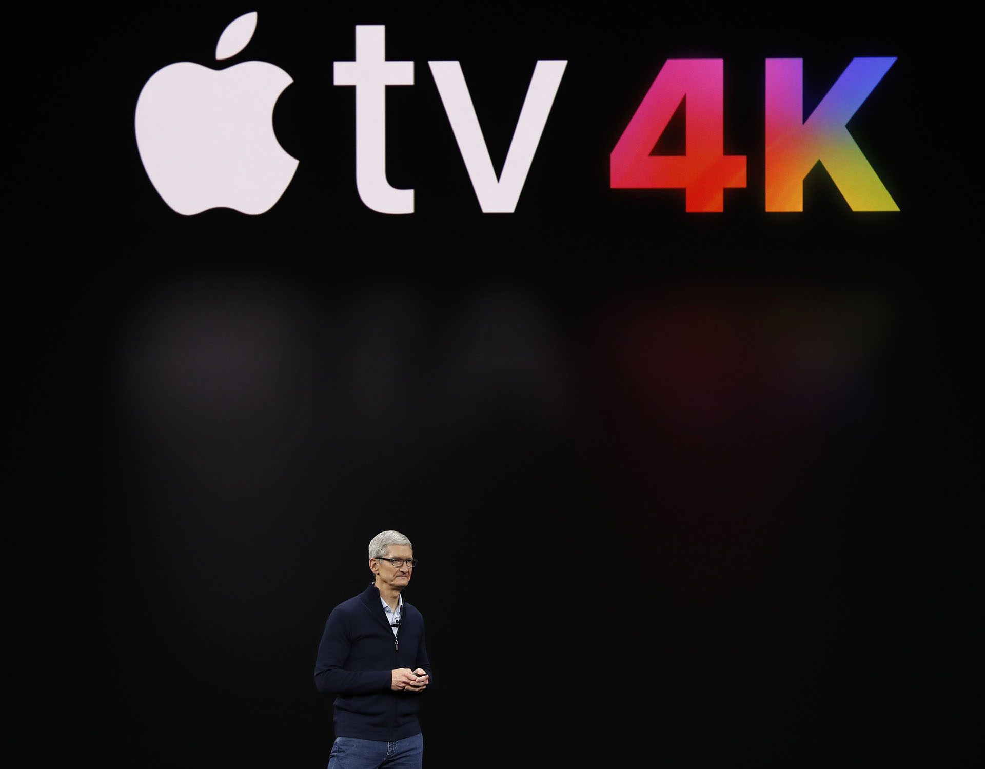 Tim Cook, el CEO de Apple, presentó la evolución de su receptor televisivo Apple TV, que contará con resolución 4K y tecnología HDR