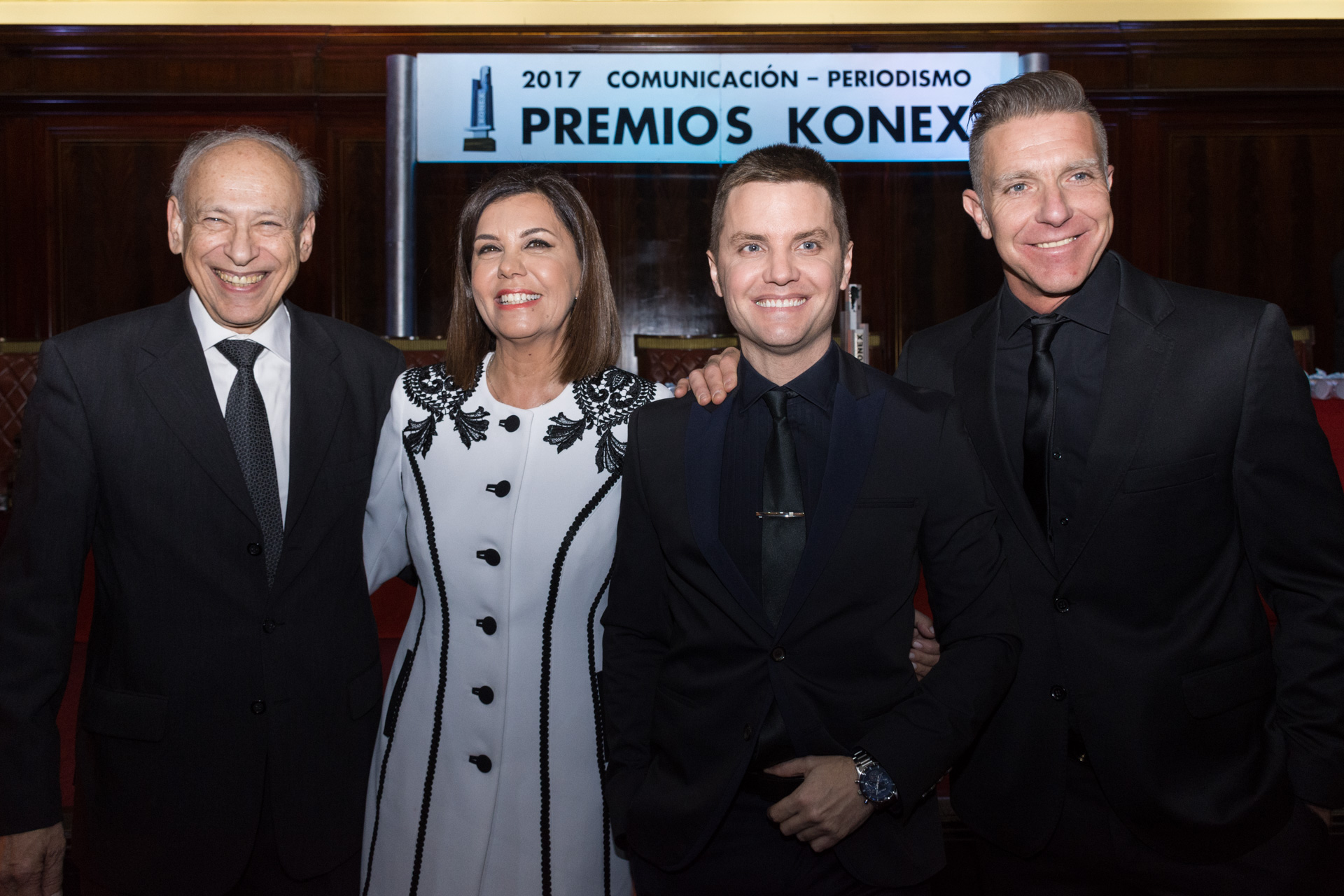 Luis Ovsejevich, Liliana Parodi, Santiago Del Moro y Alejandro Fantino