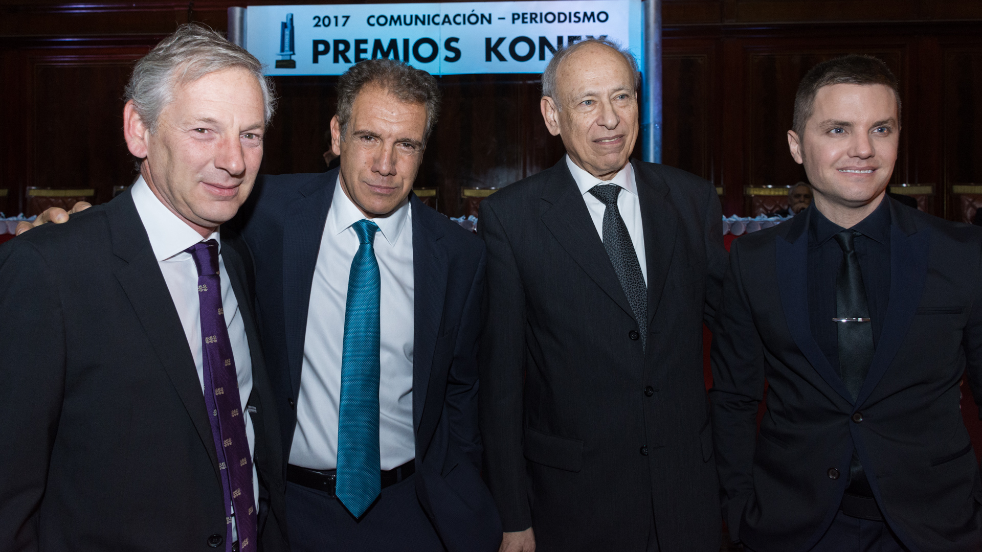 Marcelo Longobardi, Daniel Hadad, Luis Ovsejevich y Santiago Del Moro